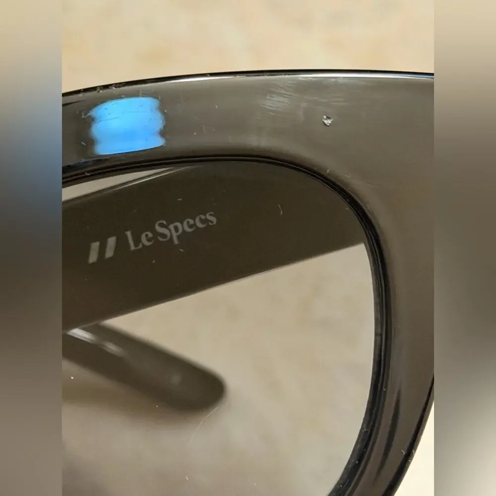 Le Specs Air Heart black sunglasses
